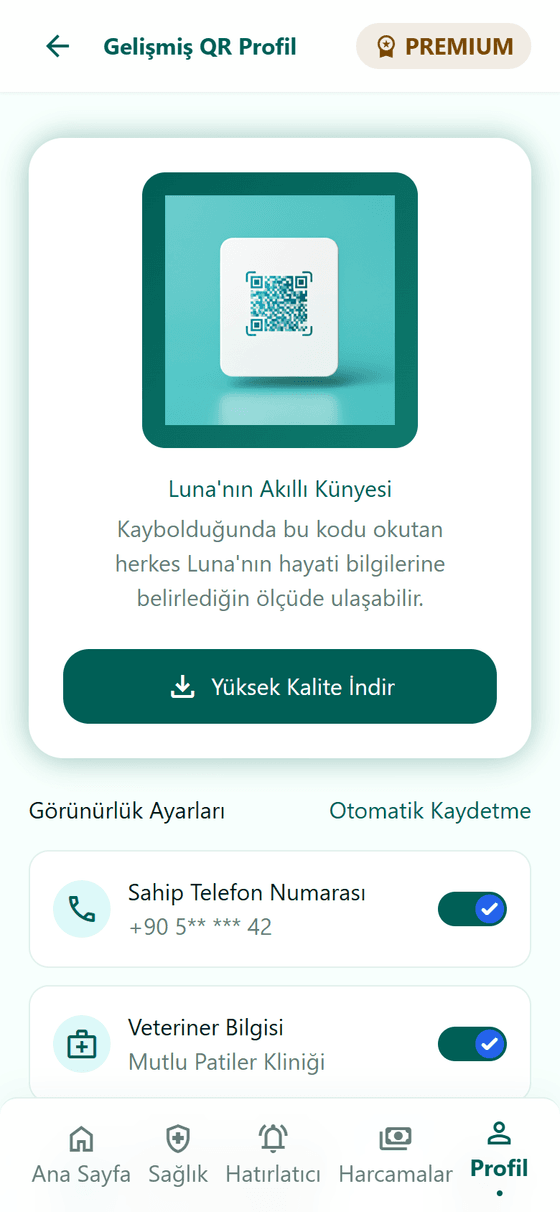 QR ile güvende kal